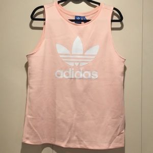 adidas Loose Fit Trefoil Logo Tank